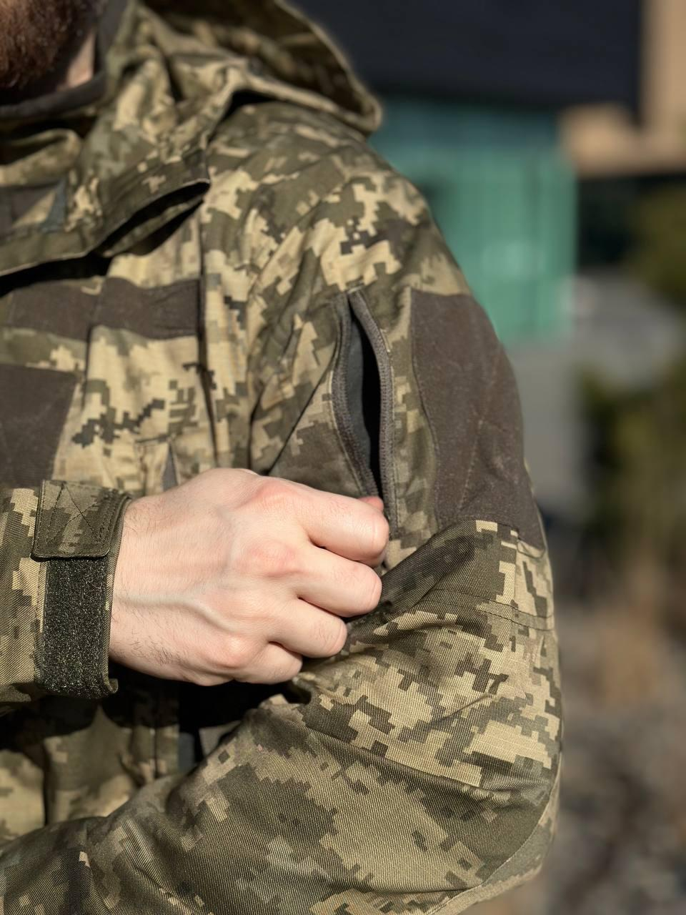 Легка Весняна Куртка Піксель Hunter De Lux TWILL mm14 Military