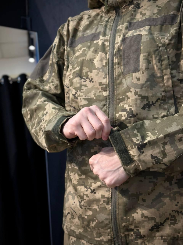 Легка Весняна Куртка Піксель Hunter De Lux TWILL mm14 Military