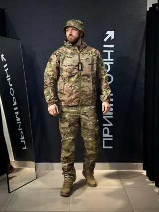 Тактична Куртка Мультикам Мембарна Сітка 3D