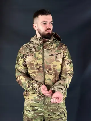 Тактична Куртка Мультикам Мембарна Сітка 3D