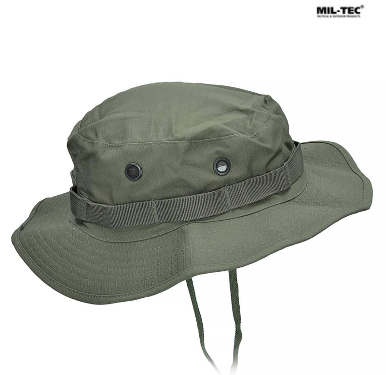 Панама тактична MIL-TEC US GI Boonie Hat Olive - Фото 4