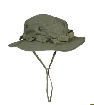Панама тактична MIL-TEC US GI Boonie Hat бавовняна ріп-стоп олива