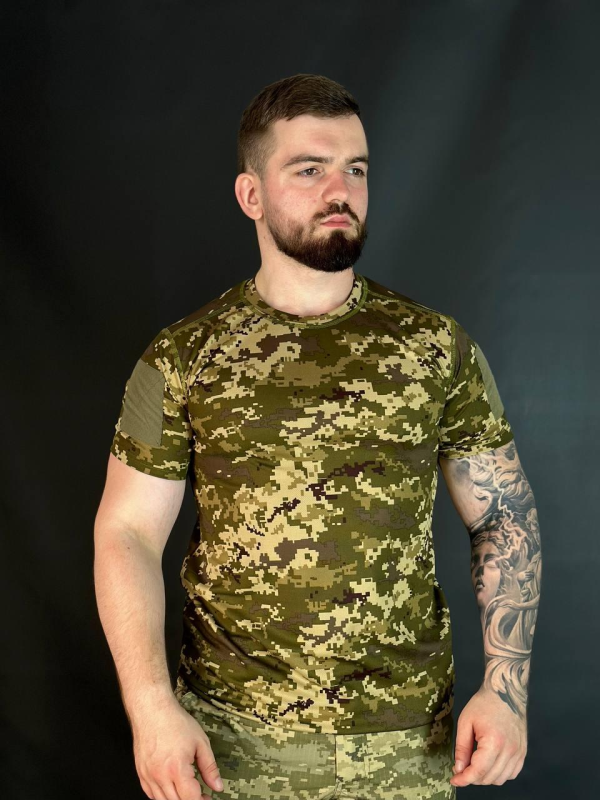 Футболка кул макс з велкро піксель R&M