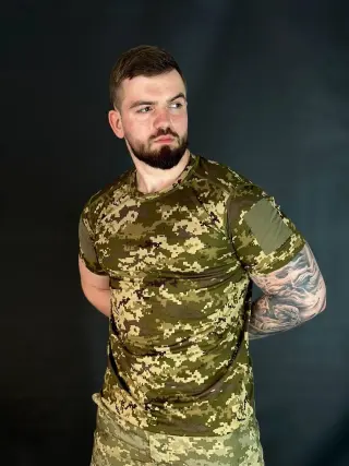 Футболка кул макс з велкро піксель R&M