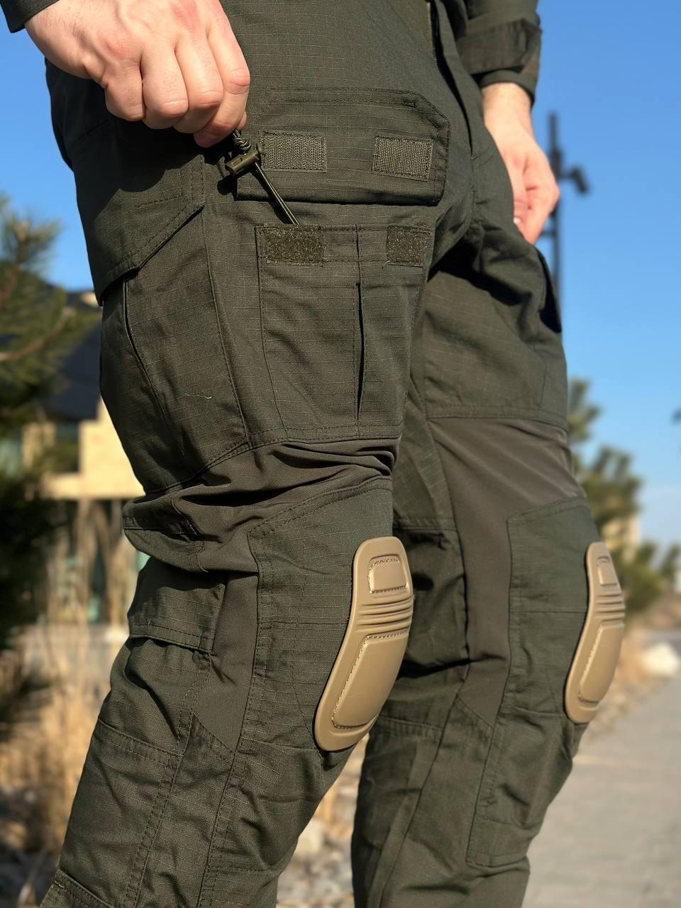 Тактичні Штани G3 з Наколінниками олива Military Olive