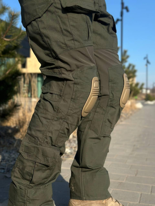 Тактичні Штани G3 з Наколінниками олива Military Olive