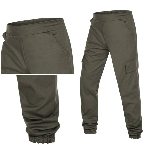 Штани Джогери РіпСтоп На Резинці Олива Tactical Olive