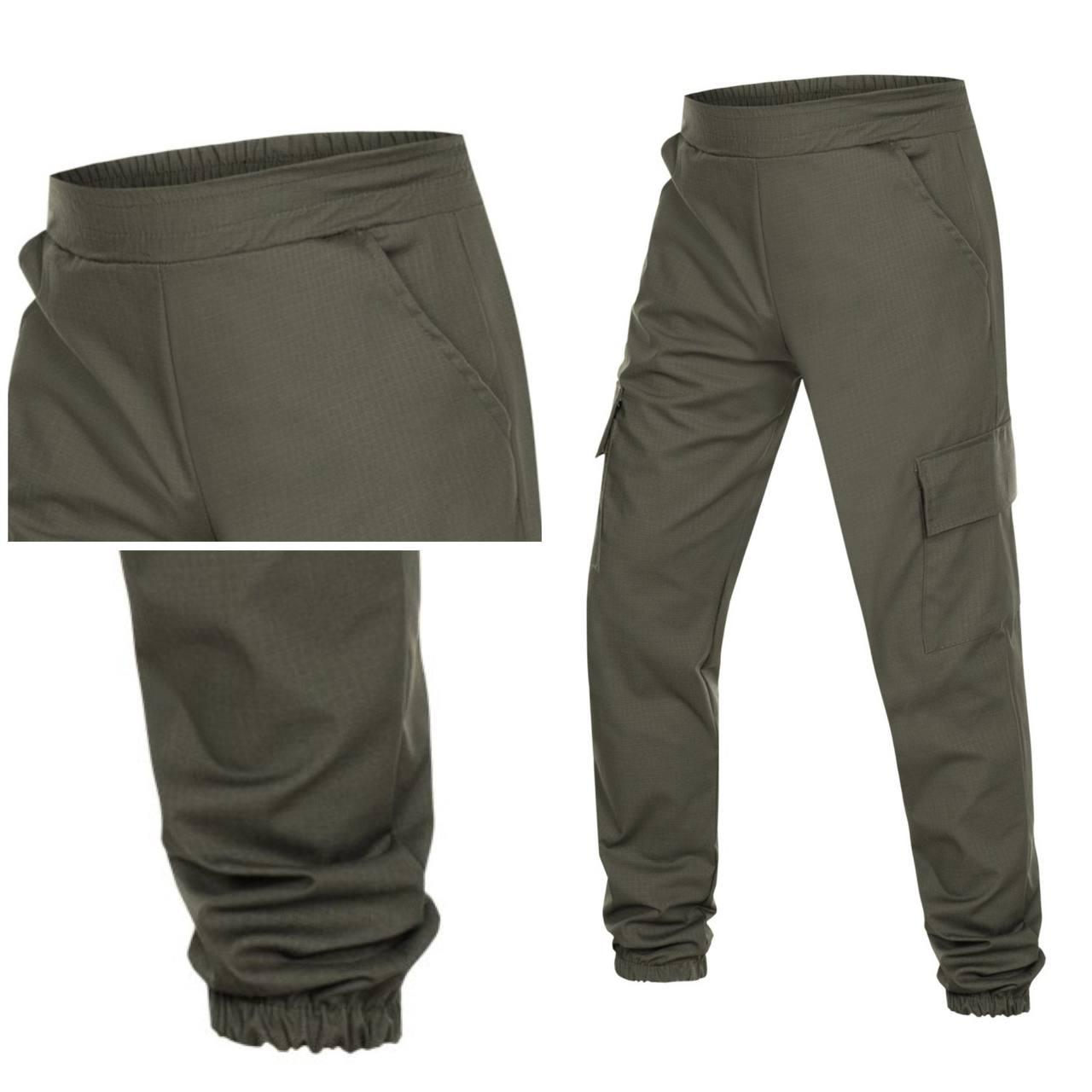 Штани Джогери РіпСтоп На Резинці Олива Tactical Olive