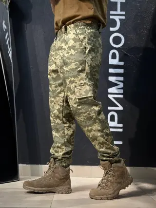 Штани Джогери РіпСтоп На Резинці Піксель Tactical мм14