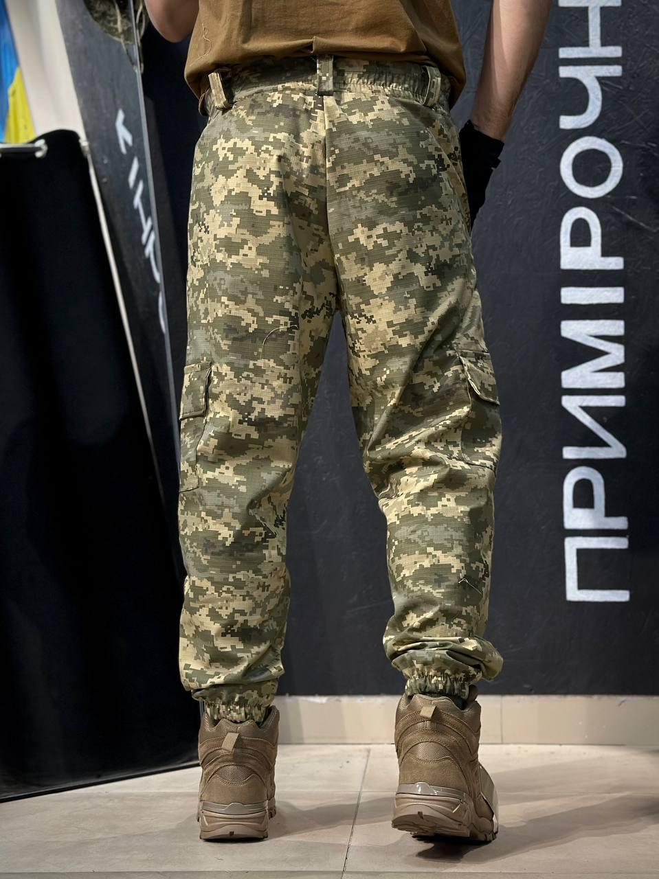 Штани Джогери РіпСтоп На Резинці Піксель Tactical мм14