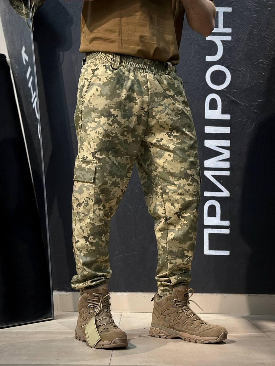 Штани Джогери РіпСтоп На Резинці Піксель Tactical мм14