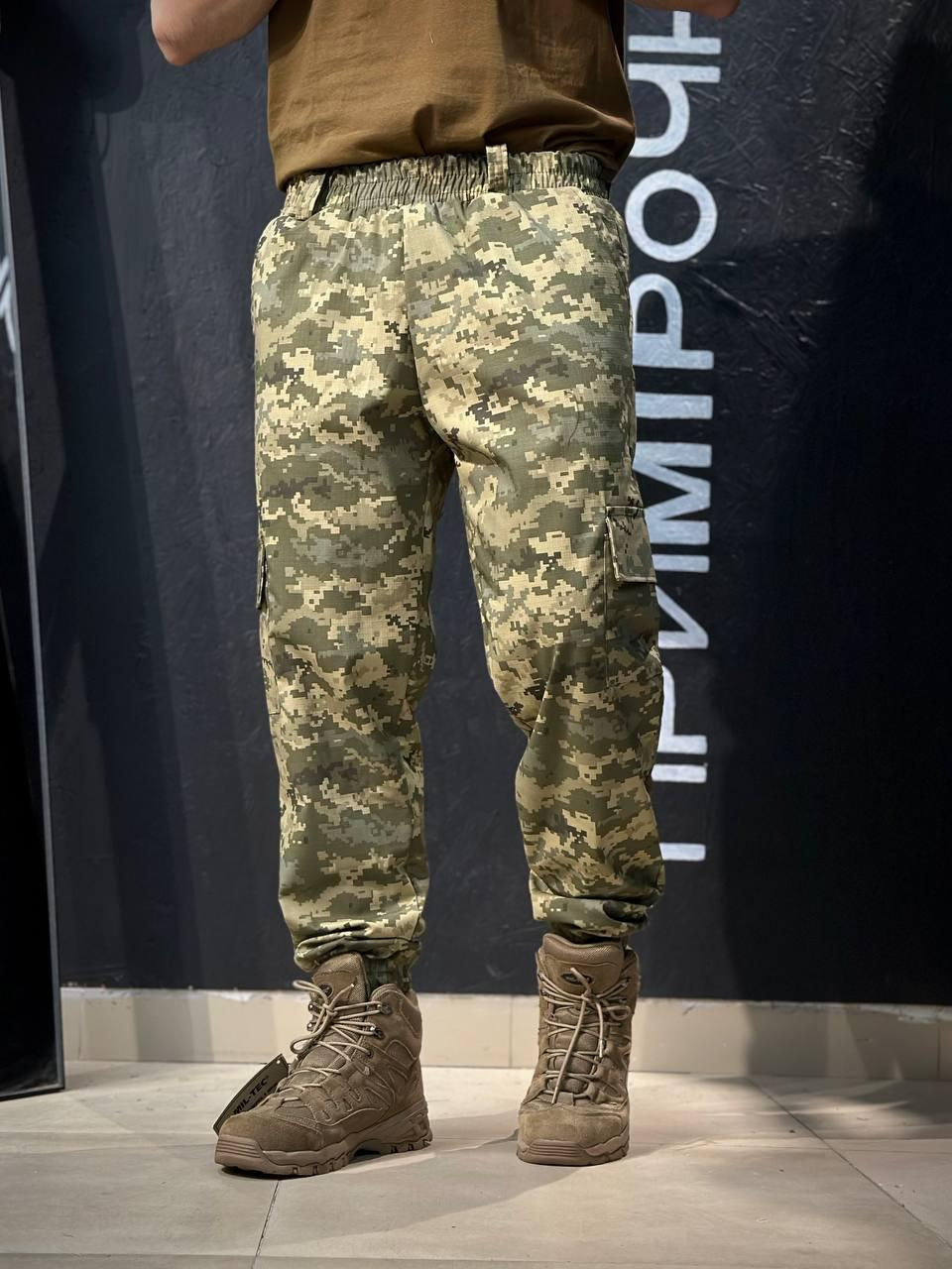 Штани Джогери РіпСтоп На Резинці Піксель Tactical мм14
