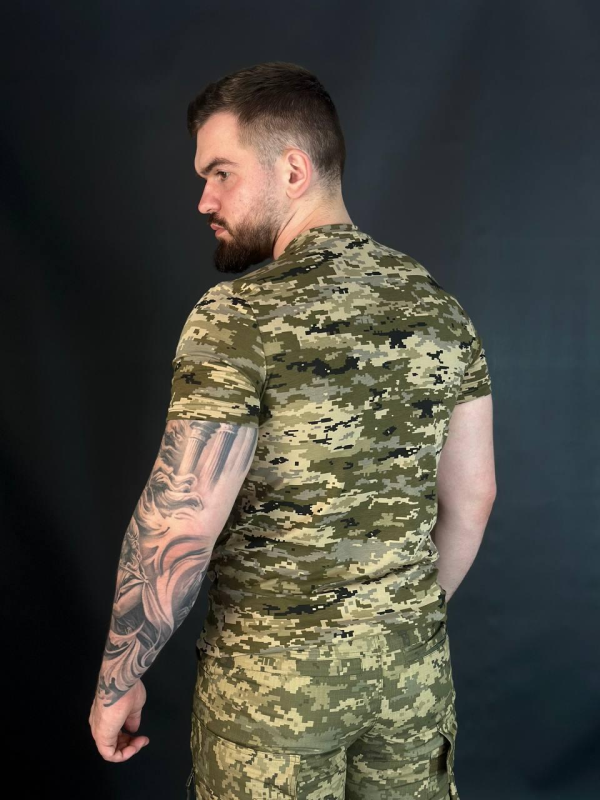 Футболка Піксель Стрейч mm14 Military