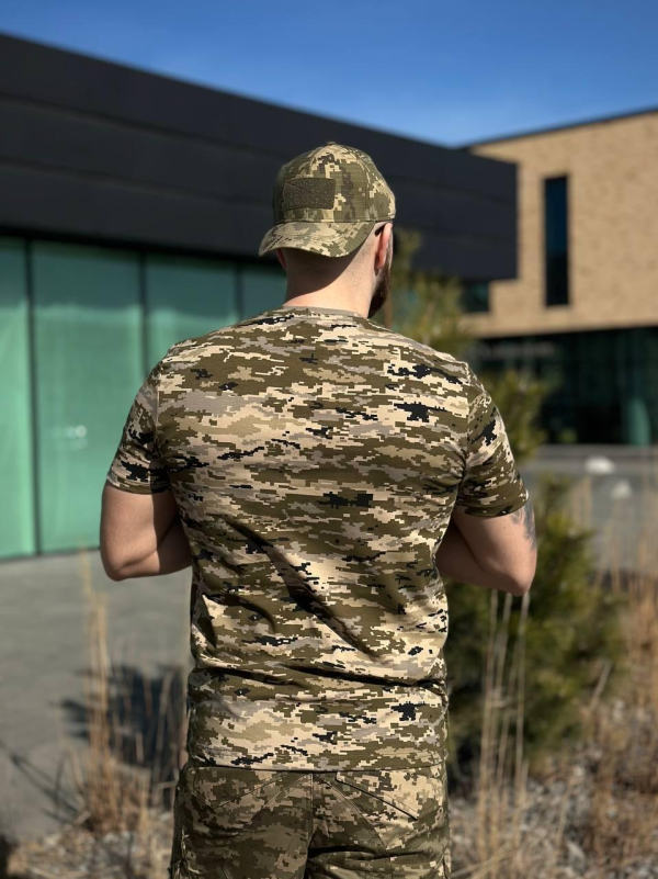 Футболка Піксель Стрейч mm14 Military