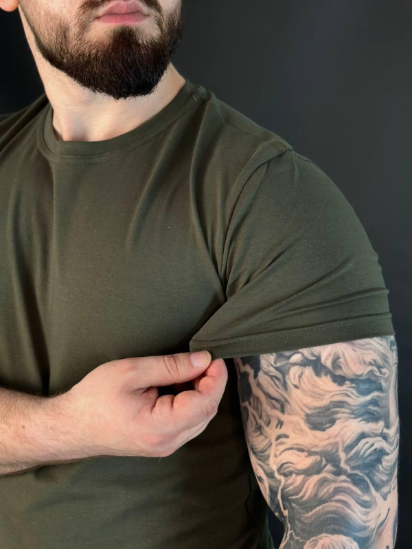 Футболка Олива Стрейч Military