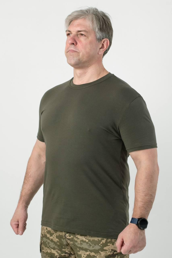 Футболка Олива Стрейч Military