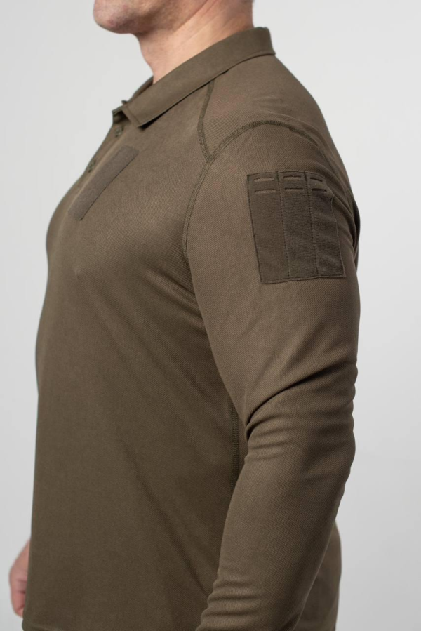 Військове поло Олива Coolpass Olive довгий рукав Military