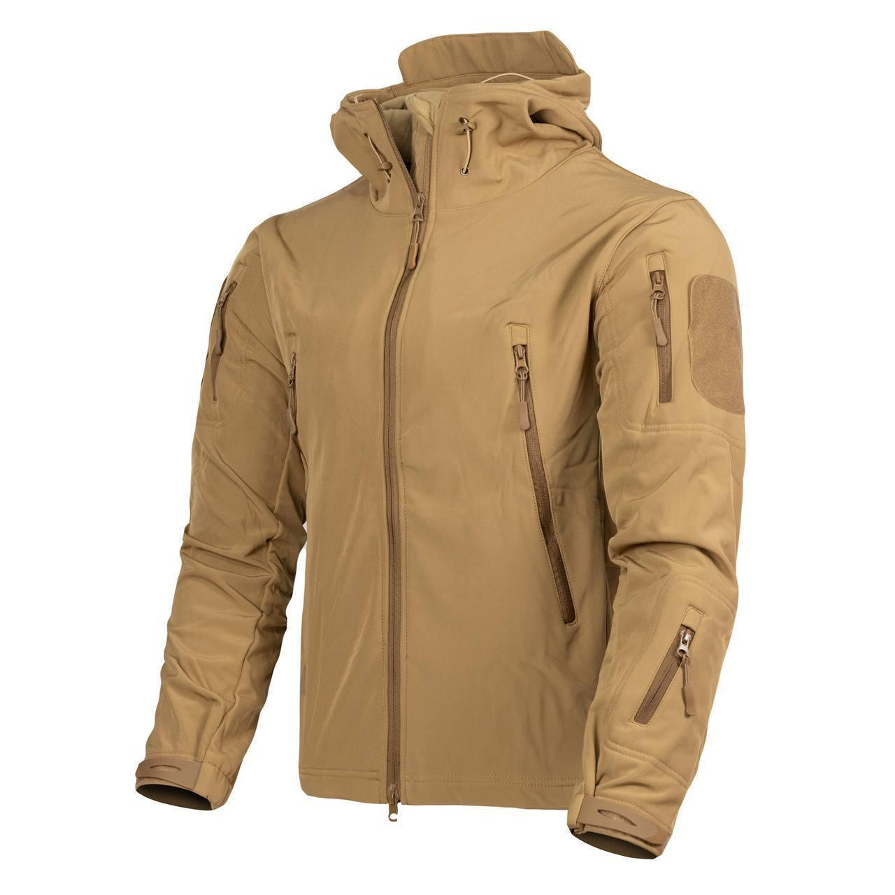 Тактична куртка ESDY SoftShell койот - Фото 3