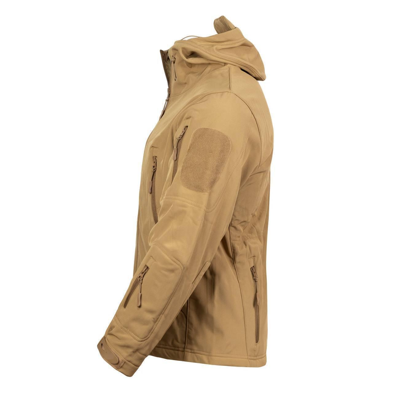 Тактична куртка ESDY SoftShell койот - Фото 2