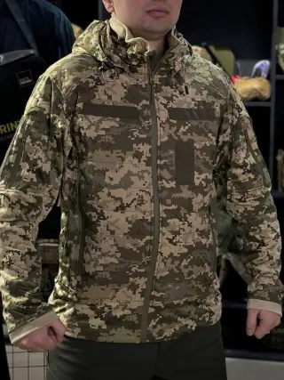 Тактична Полегшена Куртка Піксель Call Dragon 5.0 mm14 🐉 Демісезон