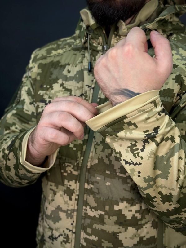 Тактична Полегшена Куртка Піксель Call Dragon 5.0 mm14 🐉 Демісезон