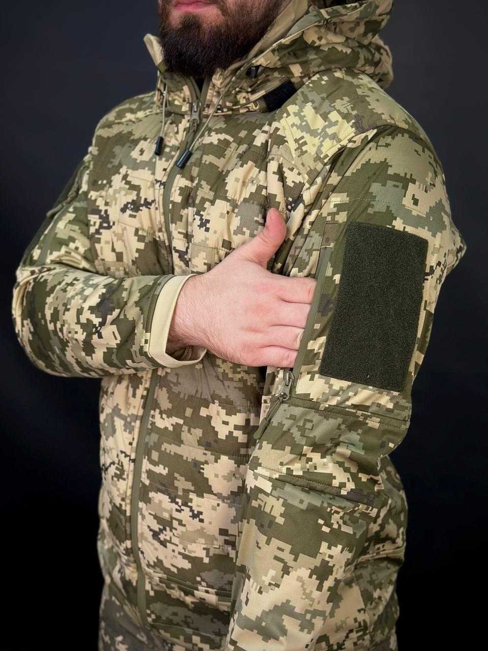 Тактична Полегшена Куртка Піксель Call Dragon 5.0 mm14 🐉 Демісезон