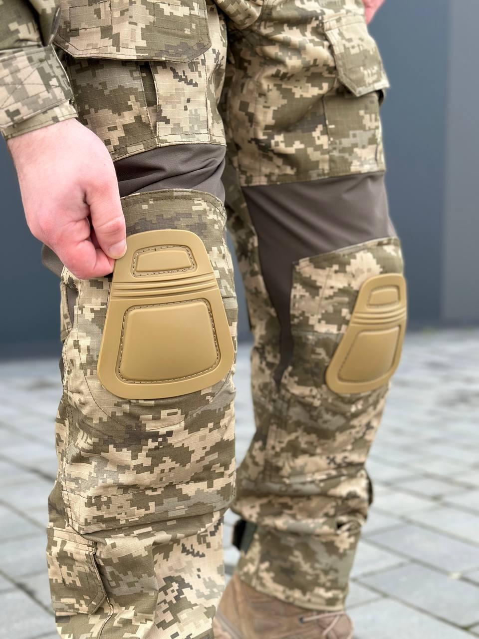 Тактичні Штани G3 з Наколінниками піксель Military mm14