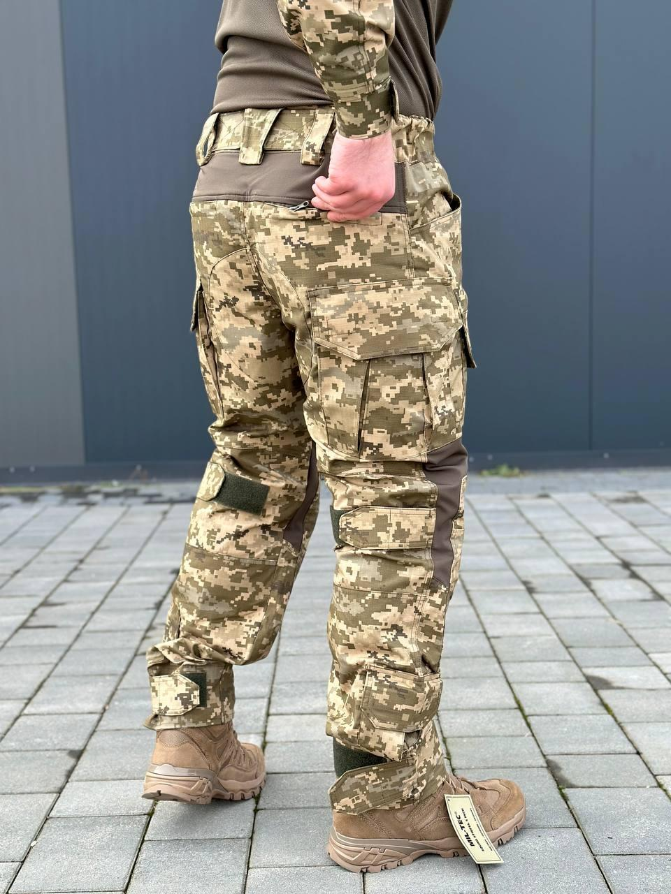 Тактичні Штани G3 з Наколінниками піксель Military mm14