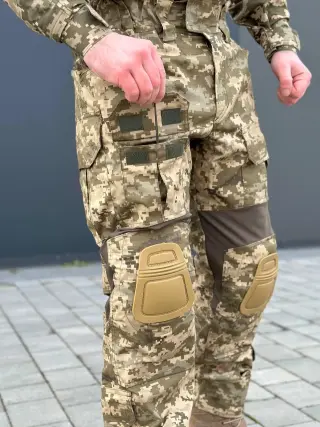 Тактичні Штани G3 з Наколінниками піксель Military mm14