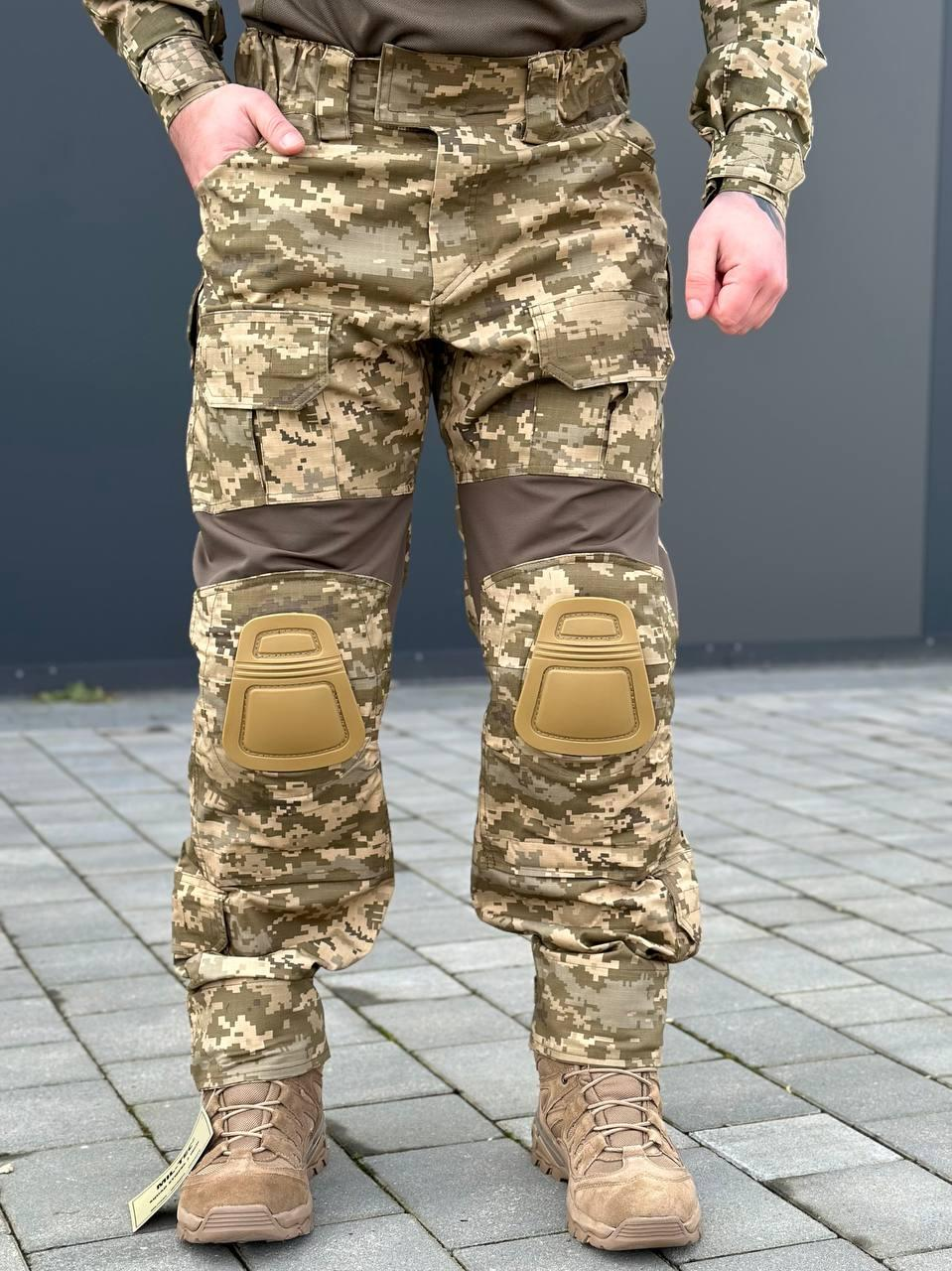 Тактичні Штани G3 з Наколінниками піксель Military mm14