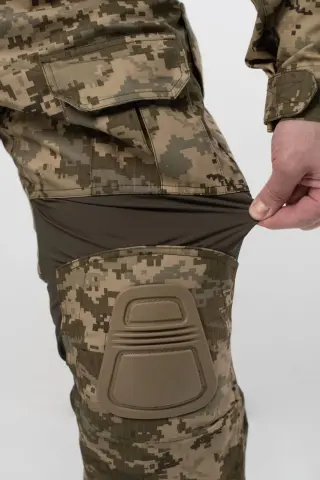 Тактичні Штани G3 з Наколінниками піксель Military mm14
