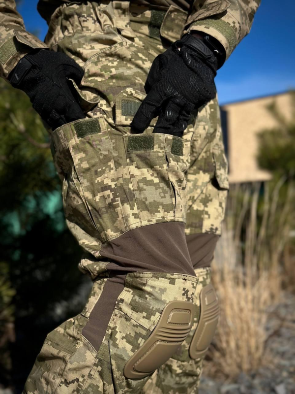 Тактичні Штани G3 з Наколінниками піксель Military mm14