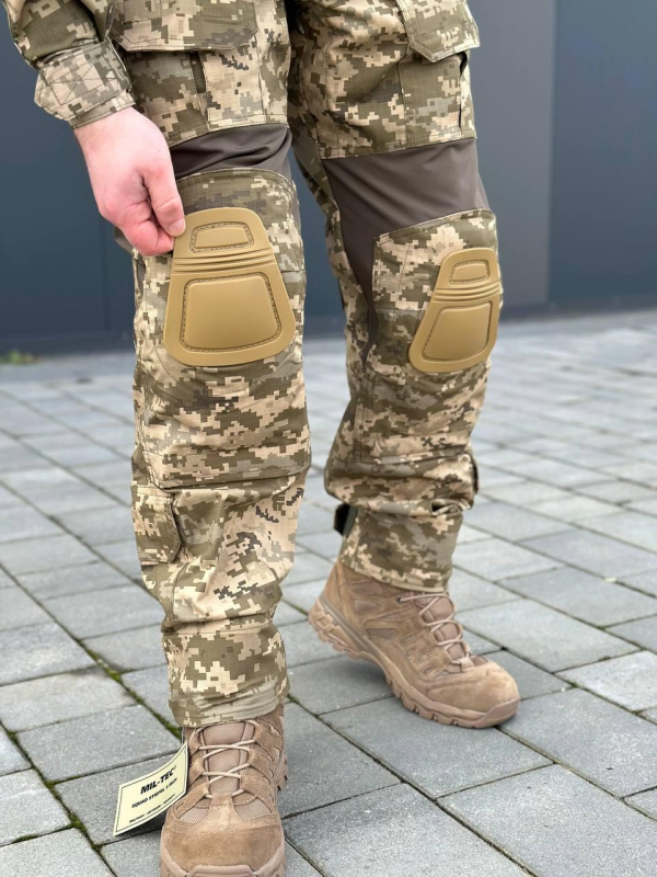 Тактичні Штани G3 з Наколінниками піксель Military mm14
