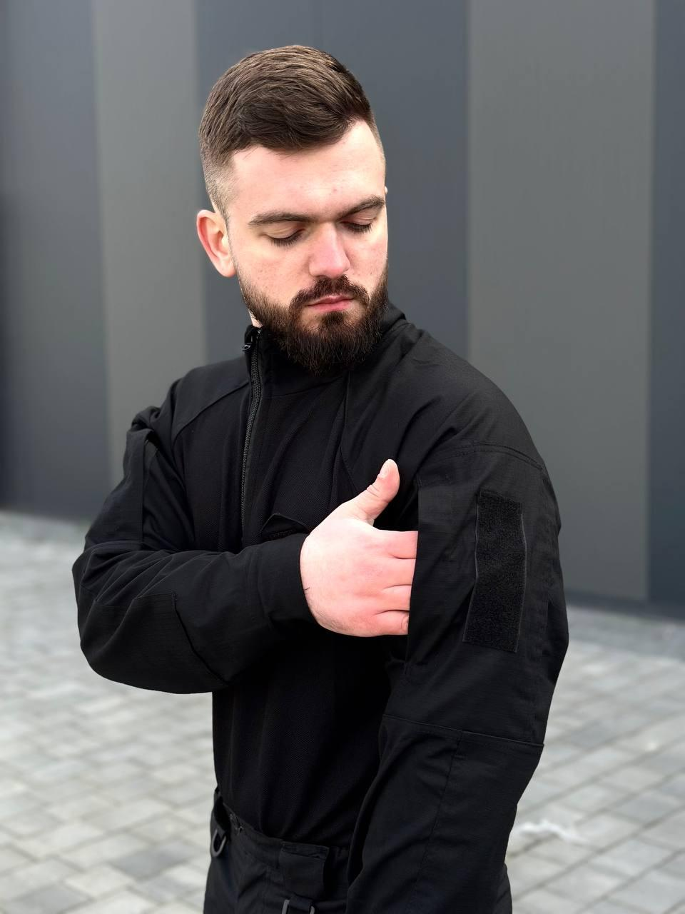 Тактичний костюм Caiman R&M чорний 2.0