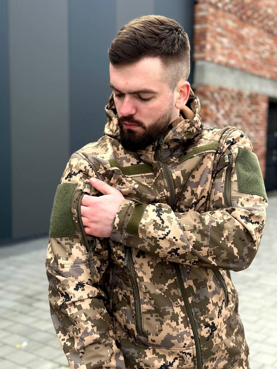 Куртка Soft Shel Cans Pixel