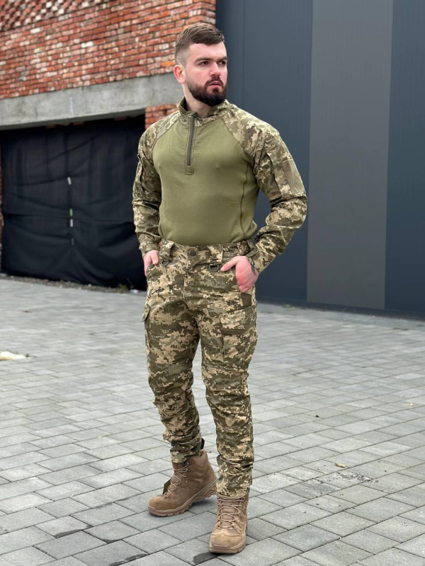 Убакс піксель ЗСУ утеплений мікрофлісом