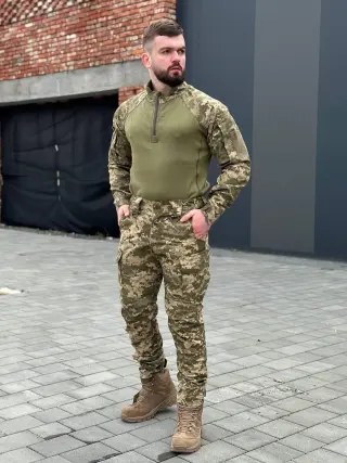 Убакс піксель ЗСУ утеплений мікрофлісом
