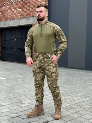 Убакс піксель ЗСУ утеплений мікрофлісом