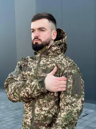 Куртка -Парка софтшел Хижак