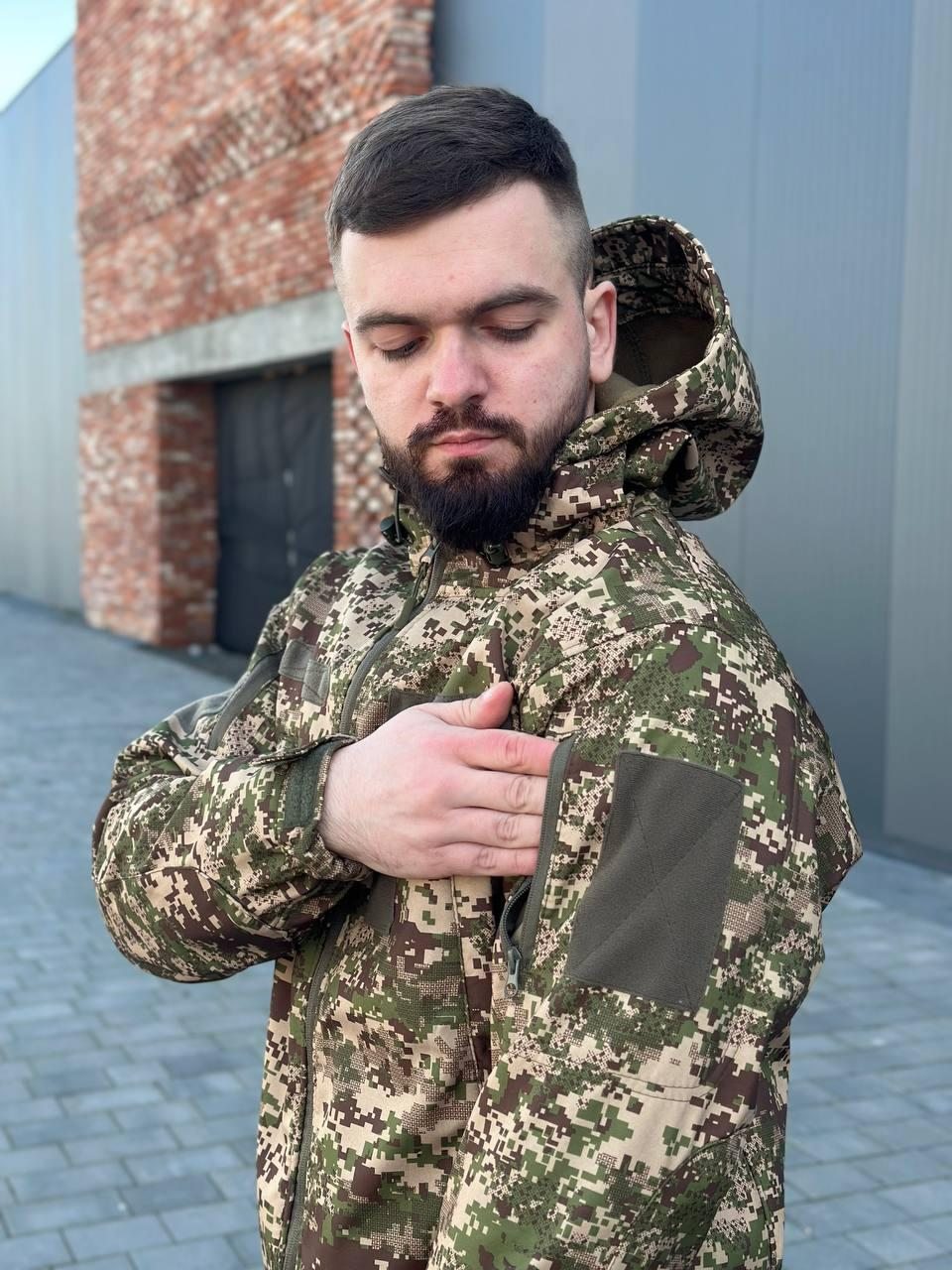 Куртка -Парка софтшел Хижак