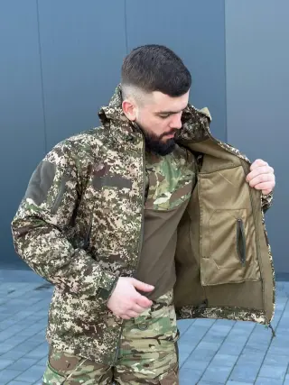 Куртка -Парка софтшел Хижак