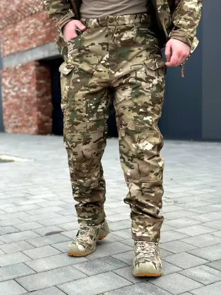 Тактичні штани Softshell мультикам Dragon