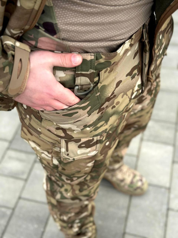 Тактичні штани Softshell мультикам Dragon