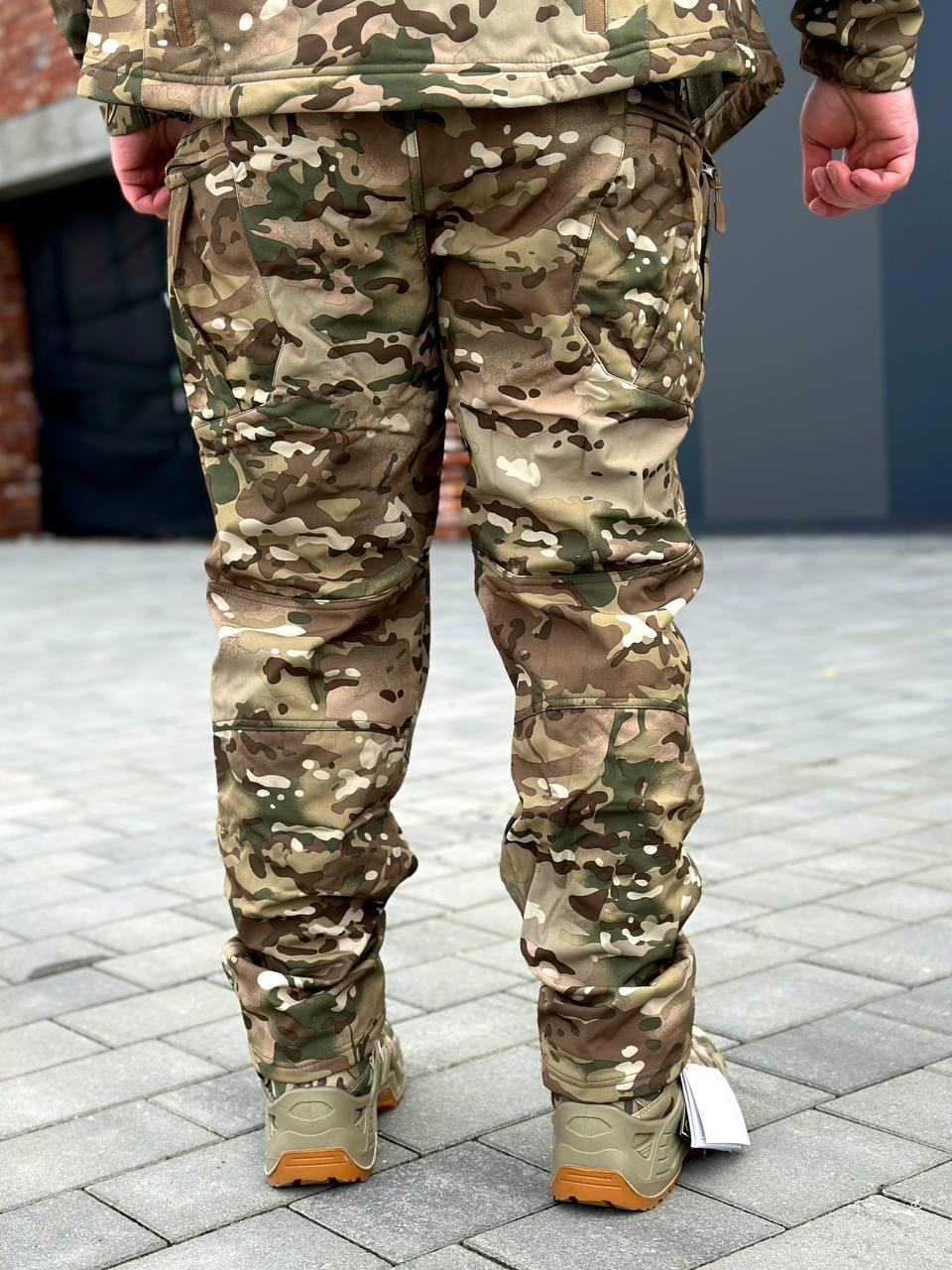 Тактичні штани Softshell мультикам Dragon
