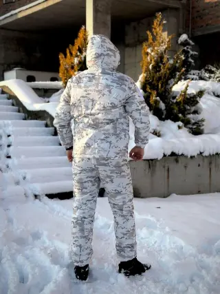 Утеплений маскувальний костюм Omni heat ALPINE