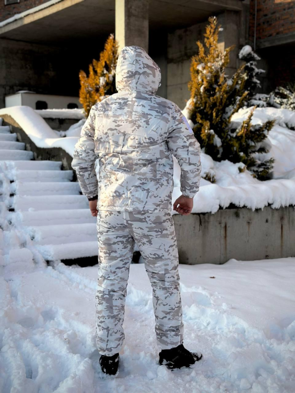 Утеплений маскувальний костюм Omni heat ALPINE