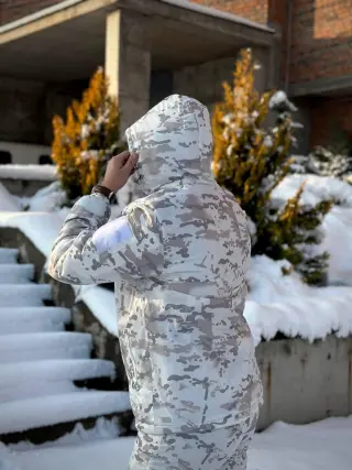 Утеплений маскувальний костюм Omni heat ALPINE