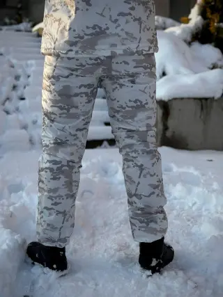 Утеплений маскувальний костюм Omni heat ALPINE