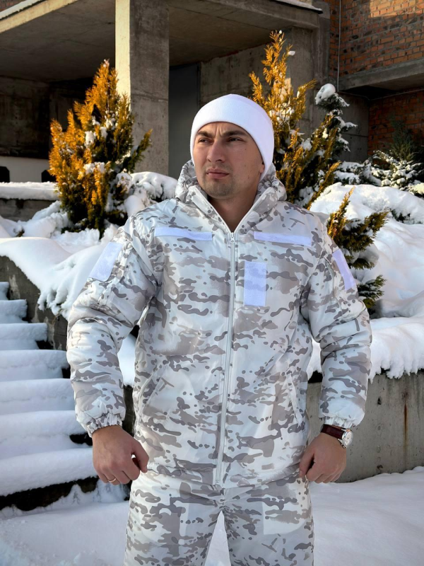 Утеплений маскувальний костюм Omni heat ALPINE