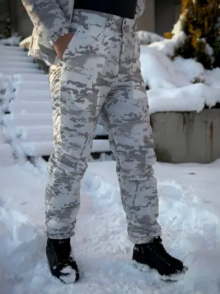Утеплений маскувальний костюм Omni heat ALPINE